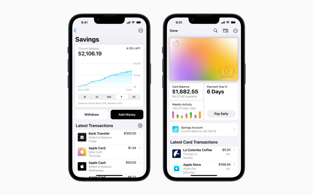 Apple Card Offers 4.15% High-Yield Savings Account
